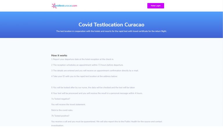 Covidtest Curacao